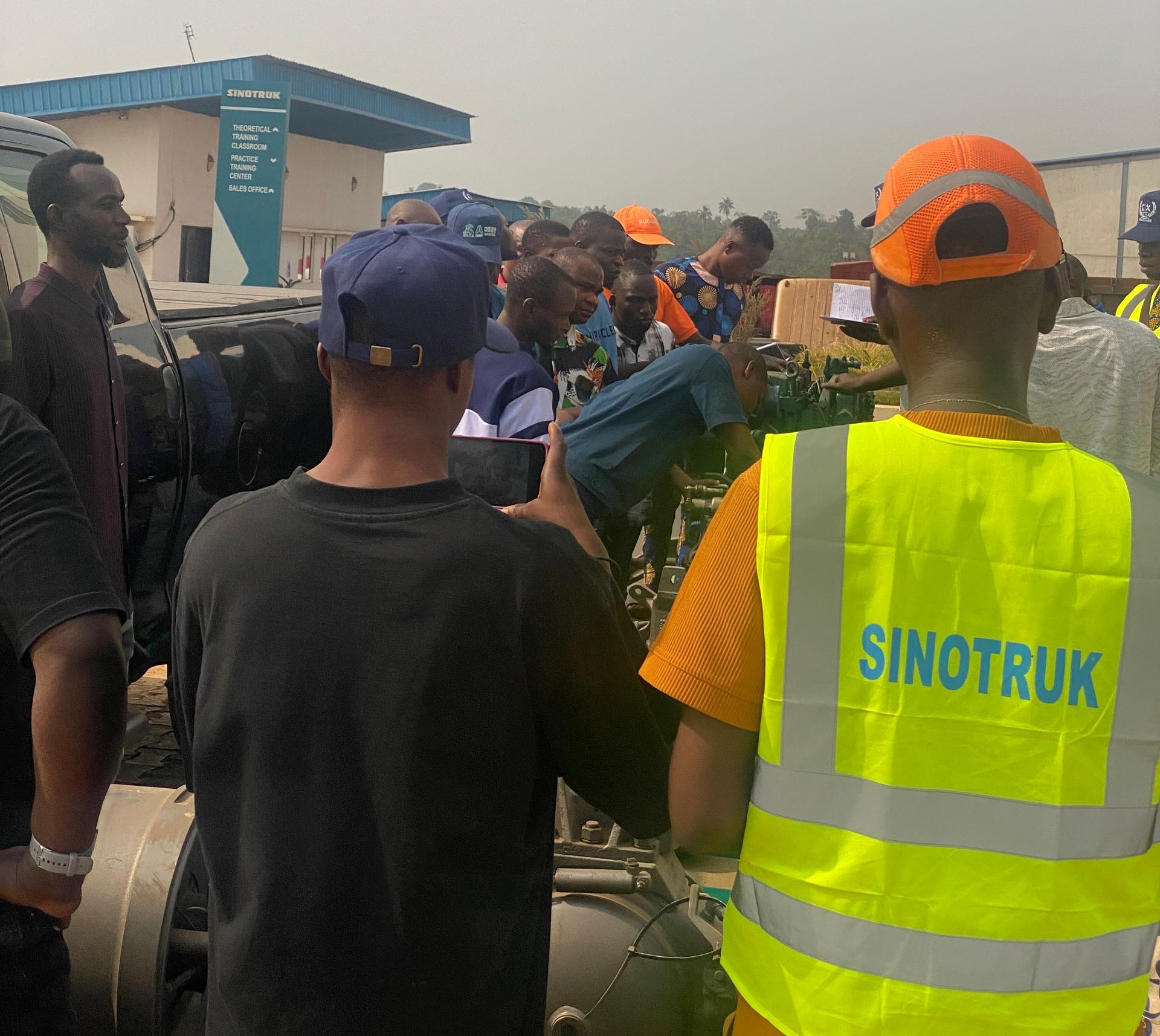 Automotive Trainees Executing Multi-Point Vehicle Inspections